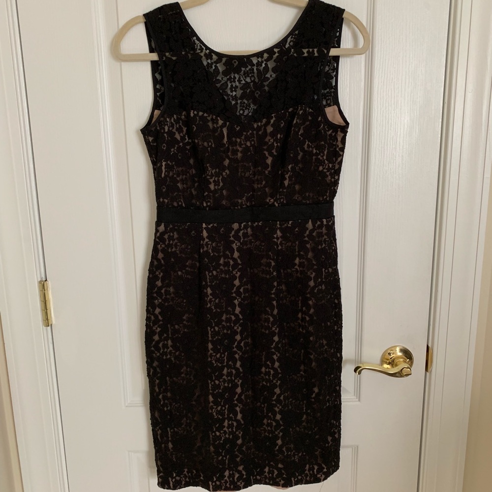 BCBGMaxazria Lace Formal Dress